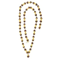 Saizen CHR277 Gold Toned Graced Rudraksha Beads Chain for Men/boys/husband  unisex-thumb1