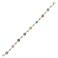 Saizen BR73 Gold Tone Style Handmade Adjustable Charm Bracelet for Girls/Womens-thumb1