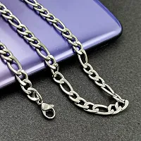 Saizen Stainless Steel Chain for Men (Silver)-thumb2