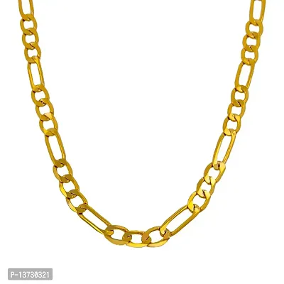 Gold Plated Stainless Steel Chain with Smooth Finish for Men/Boys/Boyfriend/Husband  Unisex