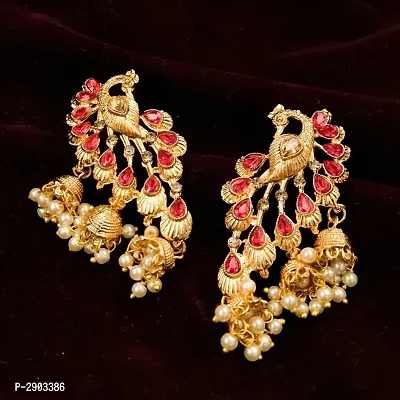 Women's Fancy Alloy Earrings-thumb2