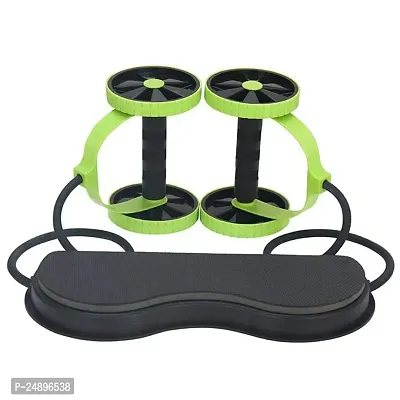 Revoflex Xtreme Home Gym Abs Exercise Fitness Training Machine for Men  Women Foldable (Green-Pack of 1)-thumb0