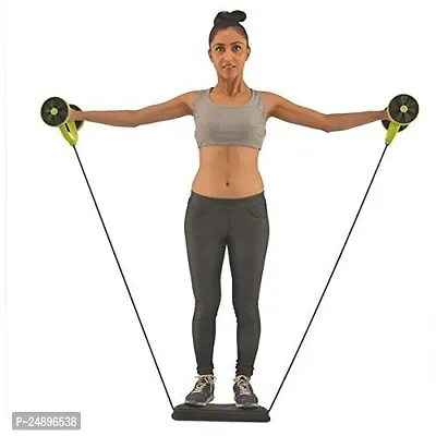 Revoflex Xtreme Home Gym Abs Exercise Fitness Training Machine for Men  Women Foldable (Green-Pack of 1)-thumb3