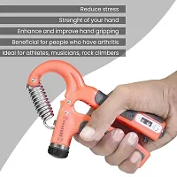 Adjustable Hand Grip with Counter | Adjustable Resistance (5KG - 60KG) | Hand Gripper for Home  Gym HRX Workouts | Ideal for Forearm Hand Exercises  Strength Building for Men  Women-thumb3