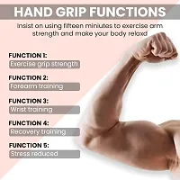 Adjustable Hand Grip Strengthener, Hand Gripper for Men  Women for Gym Workout Hand Exercise Equipment to Use in Home for Forearm Exercise Finger Bold Fit Exercise Power Gripper-thumb4