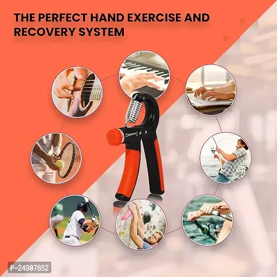 Adjustable Hand Grip Strengthener, Hand Gripper for Men  Women for Gym Workout Hand Exercise Equipment to Use in Home for Forearm Exercise Finger Bold Fit Exercise Power Gripper-thumb3