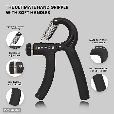 Adjustable Hand Grip Strengthener, Hand Gripper for Men  Women for Gym Workout Hand Exercise Equipment to Use in Home for Forearm Exercise Finger Bold Fit Exercise Power Gripper-thumb3
