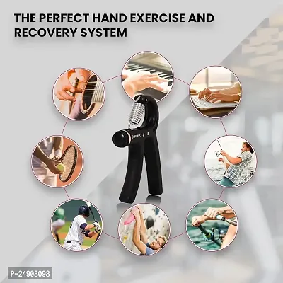 Adjustable Hand Grip Strengthener, Hand Gripper for Men  Women for Gym Workout Hand Exercise Equipment to Use in Home for Forearm Exercise Finger Bold Fit Exercise Power Gripper-thumb5