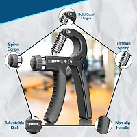 Adjustable Hand Grip Strengthener, Hand Gripper for Men  Women for Gym Workout Hand Exercise Equipment to Use in Home for Forearm Exercise Bold Fit Finger Exercise Power Gripper-thumb1