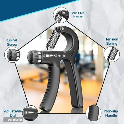 Adjustable Hand Grip Strengthener, Hand Gripper for Men  Women for Gym Workout Hand Exercise Equipment to Use in Home for Forearm Exercise Bold Fit Finger Exercise Power Gripper-thumb2