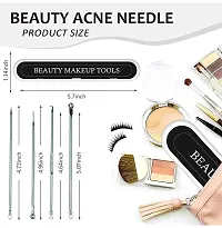 Blackhead Remover | Pimple Remover Tool | Stainless Steel Acne Remover Tool | White Heads Removal | Acne Tool Kit with Portable Case-thumb3