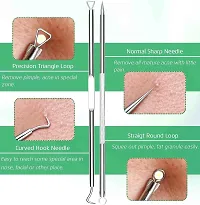 Blackhead Remover | Pimple Remover Tool | Stainless Steel Acne Remover Tool | White Heads Removal | Acne Tool Kit with Portable Case-thumb4