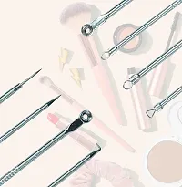 Blackhead Remover | Pimple Remover Tool | Stainless Steel Acne Remover Tool | White Heads Removal | Acne Tool Kit with Portable Case-thumb1