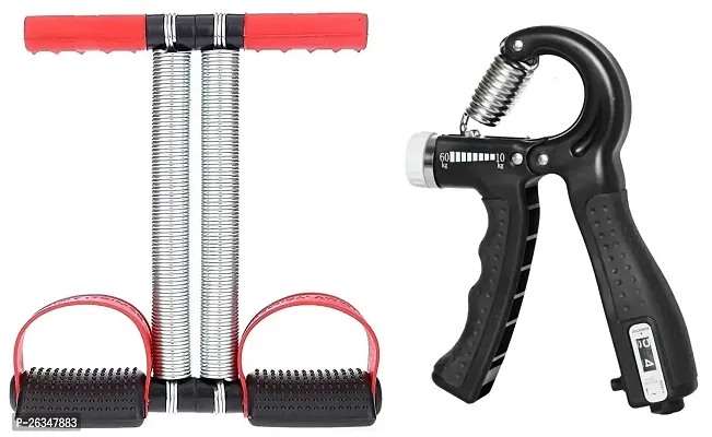 Professional Tummy Trimmer Exercise  Adjust Hand Grip Strengthener with Counter Fitness Accessory Kit-thumb0