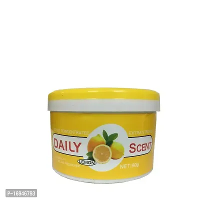 Daily Scent - Car Air Freshener - Highly Concentrated - Xtra Strong - Fragrance - 90Gms Perfume (Lemon)