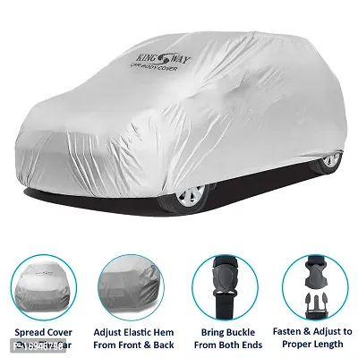 Kingsway Dustproof Car Body Cover for Maruti Suzuki Alto 800 2000-2012 Model, Color : Silver Matty-thumb3