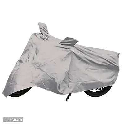 Generic Bike Body Cover for Honda Activa 5G (Silver)-thumb0