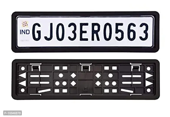 SW Car Number Plate Frame Set of Two (Front and Back) (Universal Fit)-thumb5