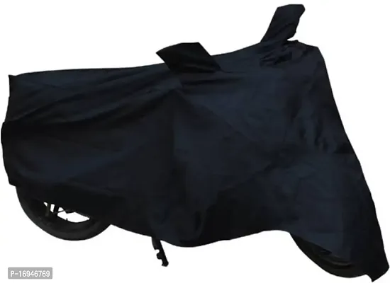 Generic Bike Body Cover for Aprilia SR 150 (Black), Free Size-thumb0
