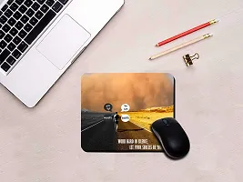 S W Motivational Quote Printed Mouse Pad for Computer, PC, Laptop -Work Hard-thumb4