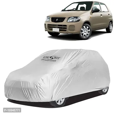 Kingsway Dustproof Car Body Cover for Maruti Suzuki Alto 2000-2012 Model, Color : Silver Matty