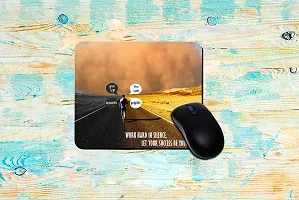 S W Motivational Quote Printed Mouse Pad for Computer, PC, Laptop -Work Hard-thumb3