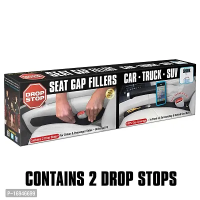 Drop Stop - The Original Patented Car Seat Gap Filler - Set of 2 (AS SEEN ON SHARK TANK),-thumb2