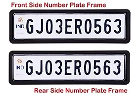 SW Car Number Plate Frame Set of Two (Front and Back) (Universal Fit)-thumb2