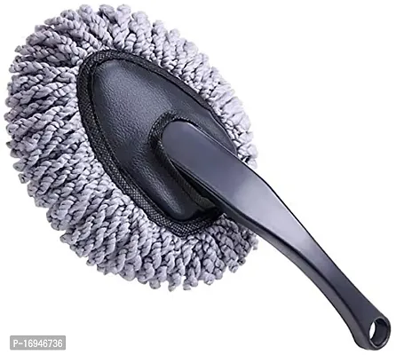 Shopping GD Multi-functional Car Duster Cleaning Dirt Dust Clean Brush Dusting Tool Mop Gray products