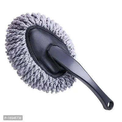 Shopping GD Multi-functional Car Duster Cleaning Dirt Dust Clean Brush Dusting Tool Mop Gray products-thumb2