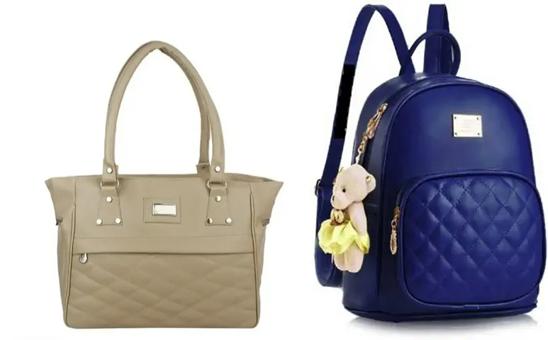 Gorgeous PU Combo Of 2 Bags For Women And Girls