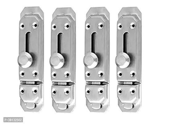 Stainless Steel Door Security Latch Lock of 3 Inch for Home Pack of 4-thumb0