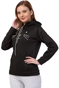 PDK Fashions Women's Fleece Hooded Neck Hoodie-thumb2