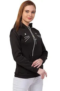 PDK Fashions Women's Fleece Hooded Neck Hoodie-thumb3