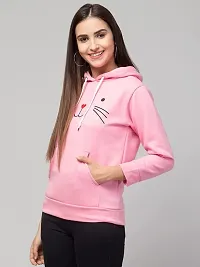 PDKFASHIONS Cat Hoodie for Women (Pink, Small)-thumb2