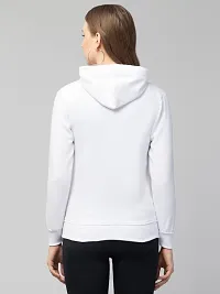 PDKFASHIONS Winter Wear Zipper Sweatshirt Hoodies for Women (XL, White)-thumb1