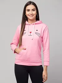 PDKFASHIONS Cat Hoodie for Women (Pink, Small)-thumb3