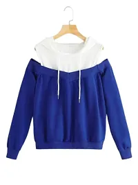 PDK Fashions Could Shoulder Hoodie for Women Royal Blue-thumb1