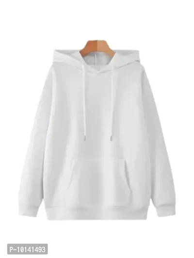 PDK Fashions Women's Foma and Fleece Round Neck Sweatshirt (A6-3ZZH-YUWU_White_XL)