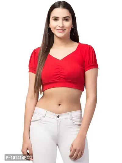 PDK Fashions Women's Crop Body Hugging Top