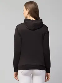 PDKFASHIONS Winter Wear Zipper Sweatshirt Hoodies for Women (L, Black)-thumb3