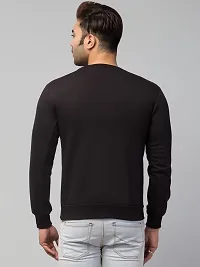 PDKFASHIONS Full Sleeves Sweatshirt for Men (S, Black)-thumb1