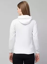 PDKFASHIONS Hooded Zipper Sweatshirt for Women Regular fit Winter Wear Hooded Jacket Zipper Hoodie (M, White)-thumb4