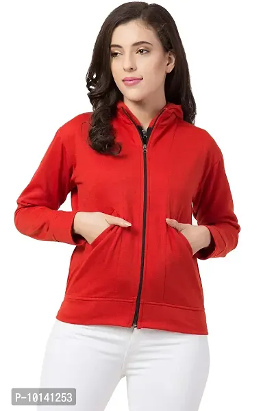 PrachikFashions Double Zipper Hooded Jacker for Women-thumb5