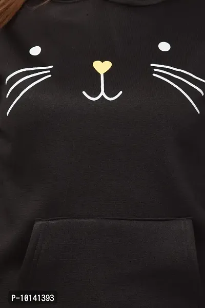 PDK Fashions Cat Hoodie for Women Combo | Black & Peach, L-thumb4