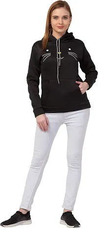 PDK Fashions Cat Hoodie for Women Combo | Black & Red, L-thumb4
