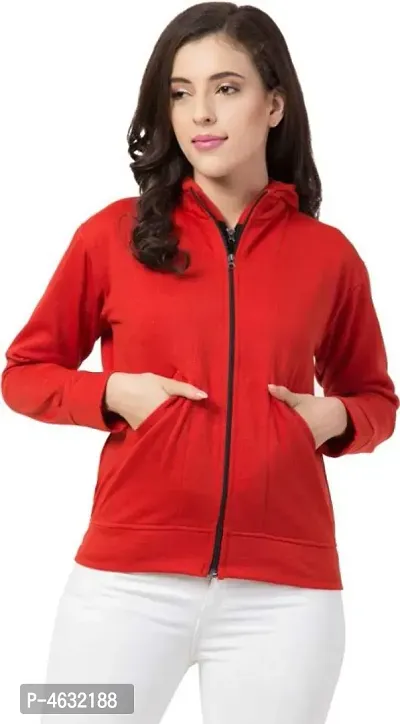 Full Sleeve Printed Women Reversible Sweatshirt-thumb0