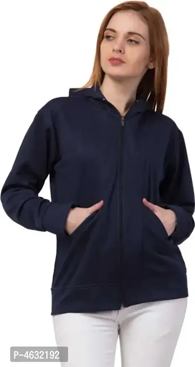 Full Sleeve Printed Women Reversible Sweatshirt-thumb0