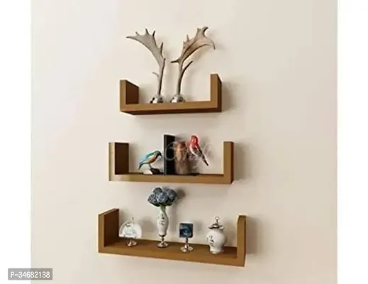 Useful Brown Plywood Wall Shelve For Home-thumb0