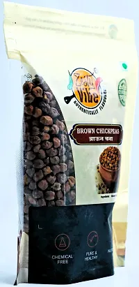 ZESTY VIBE Organic Brown Chickpeas: Nutrient-Rich Goodness for Healthy Living  (pack of 4) - 500g-thumb3